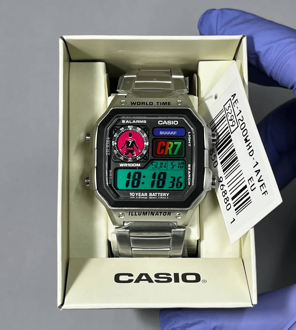 Casio AE1200WHD · CR7 · Special edition