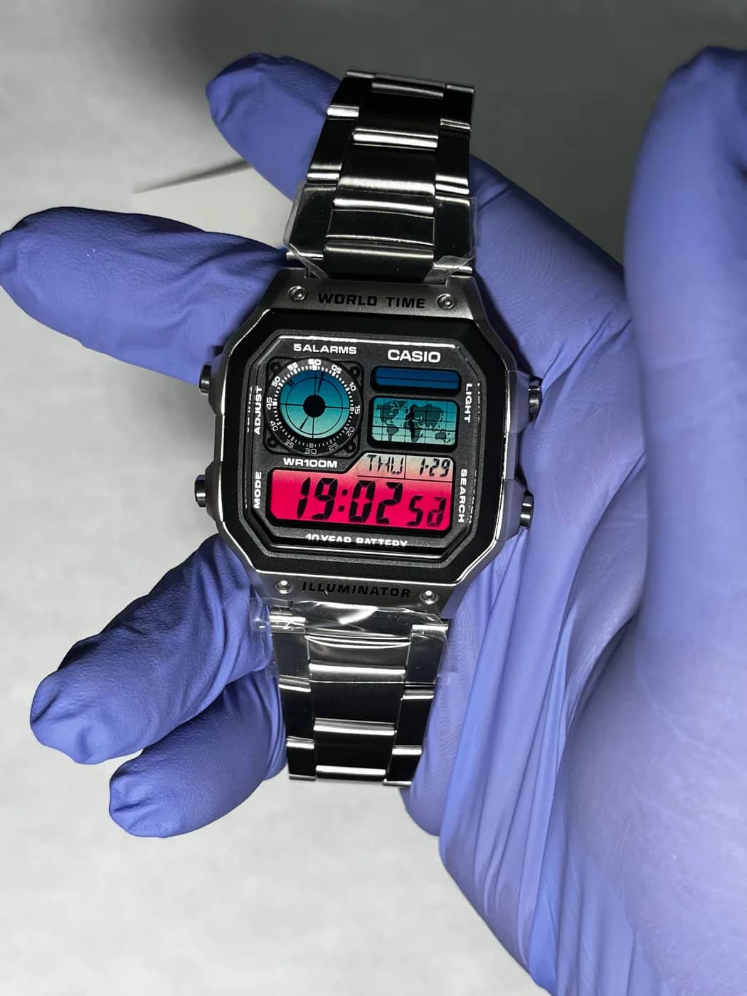 Casio AE1200 · Degradado Frances · Gradient