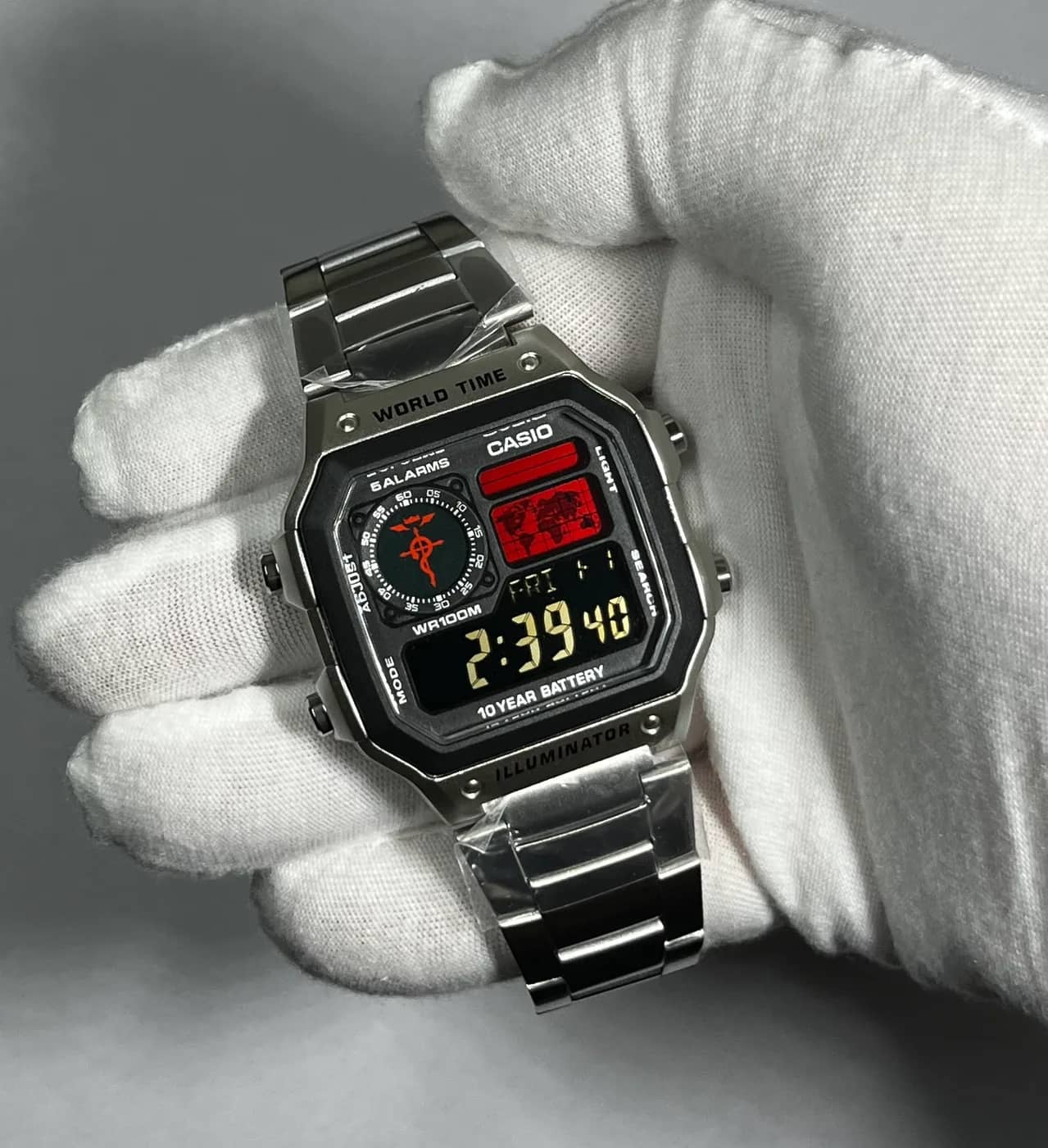 Casio AE1200WHD · Fullmetal Alchemist · Special edition