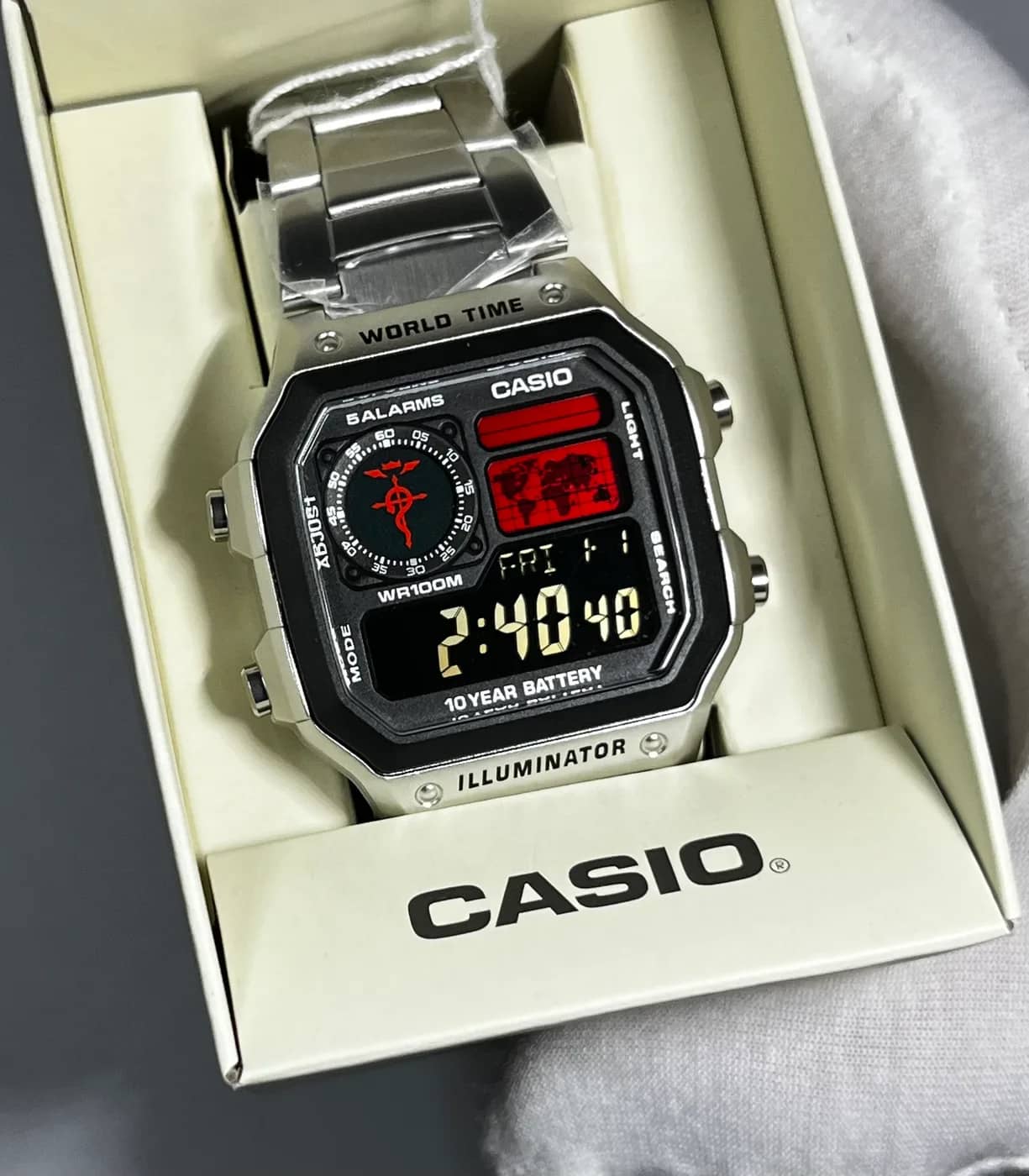Casio AE1200WHD · Fullmetal Alchemist · Special edition