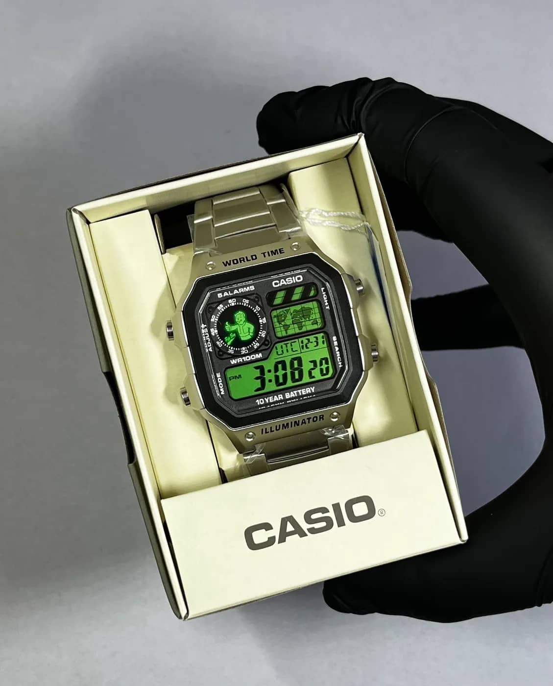 Casio AE1200WHD · Pip Boy V2 · Special edition
