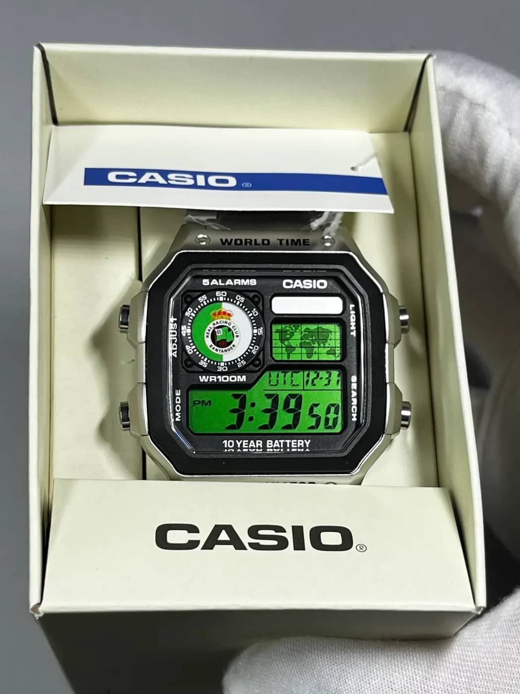 Casio AE1200WHD · Racing de Santander · Special edition