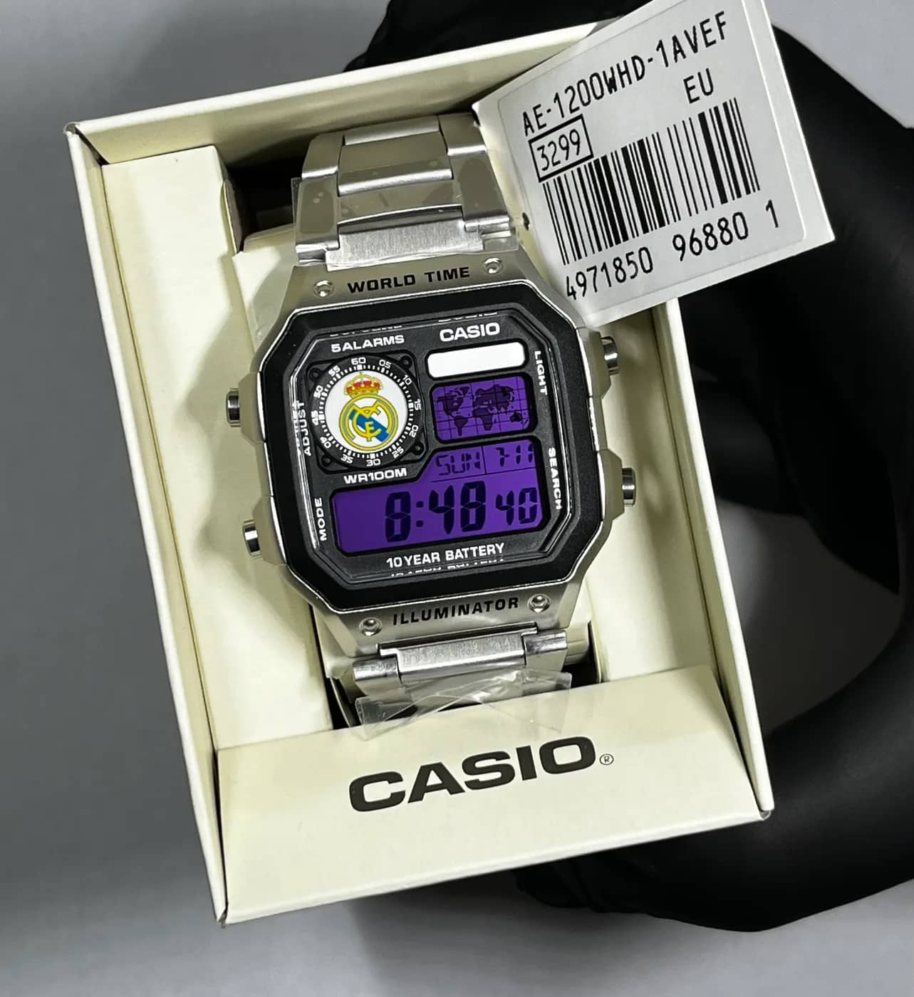 Casio AE1200WHD · Real Madrid · Special edition