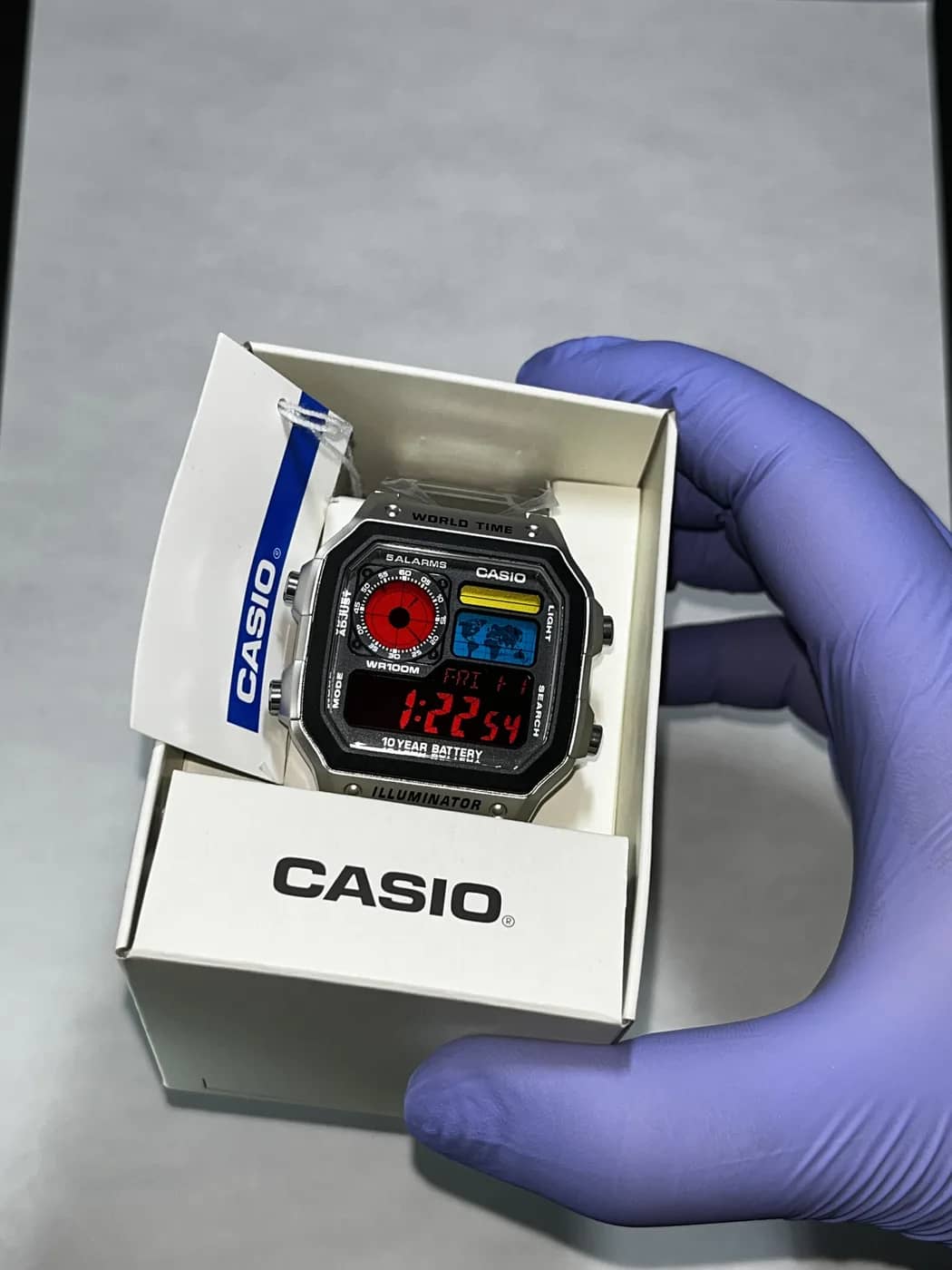 Casio AE1200 · Red Blackout · Color blackout
