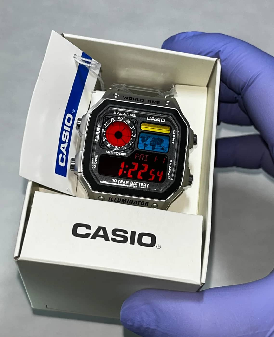Casio AE1200 · Red Blackout · Color blackout