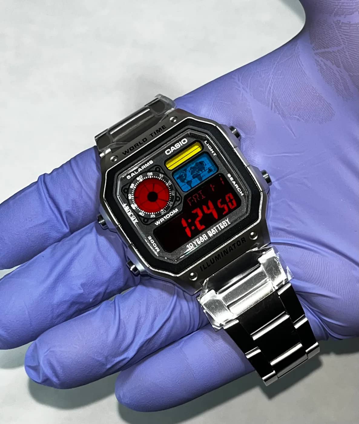Casio AE1200 · Red Blackout · Color blackout