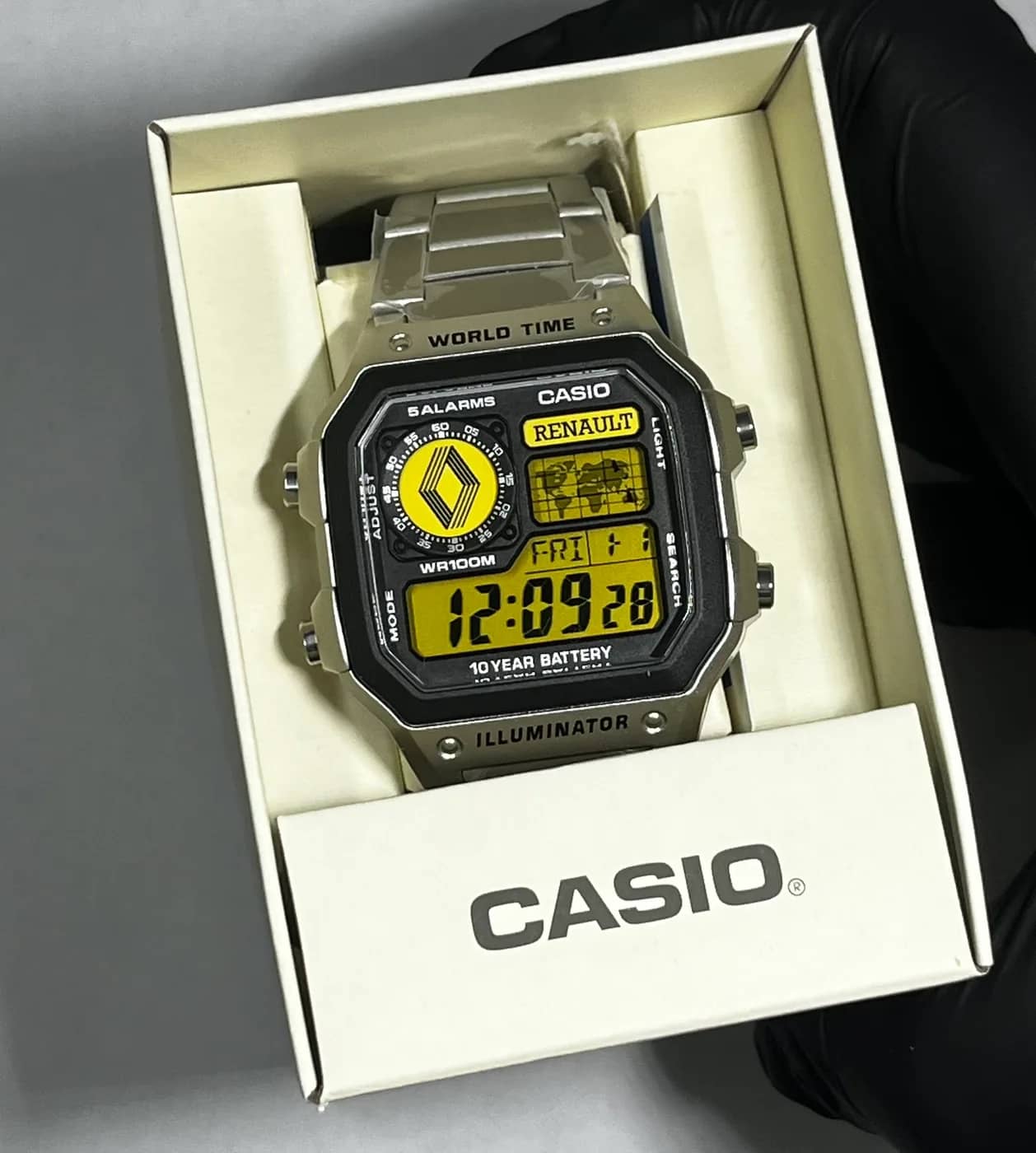 Casio AE1200WHD · Renault · Special edition