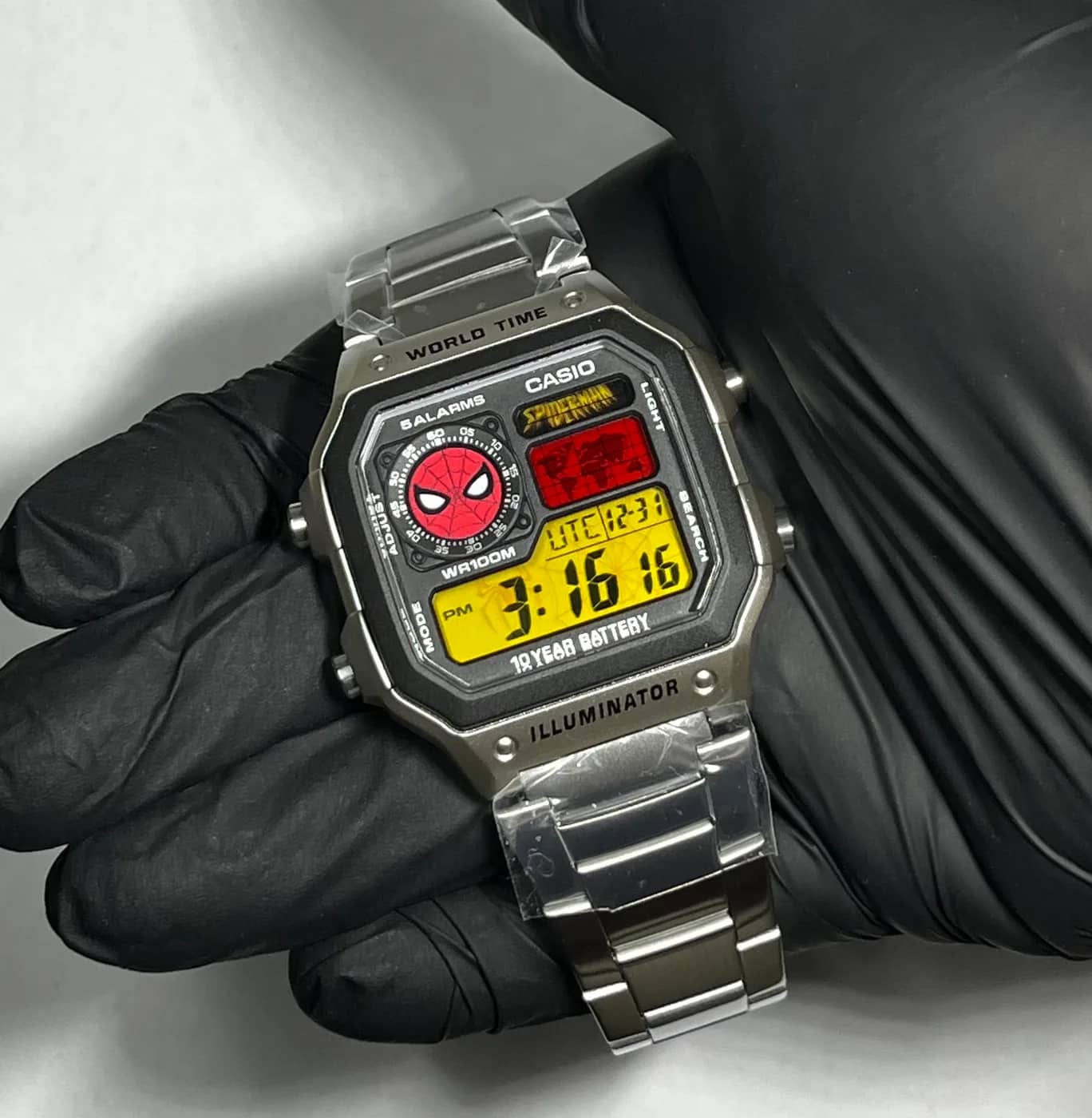 Casio AE1200WHD · Spiderman · Special edition