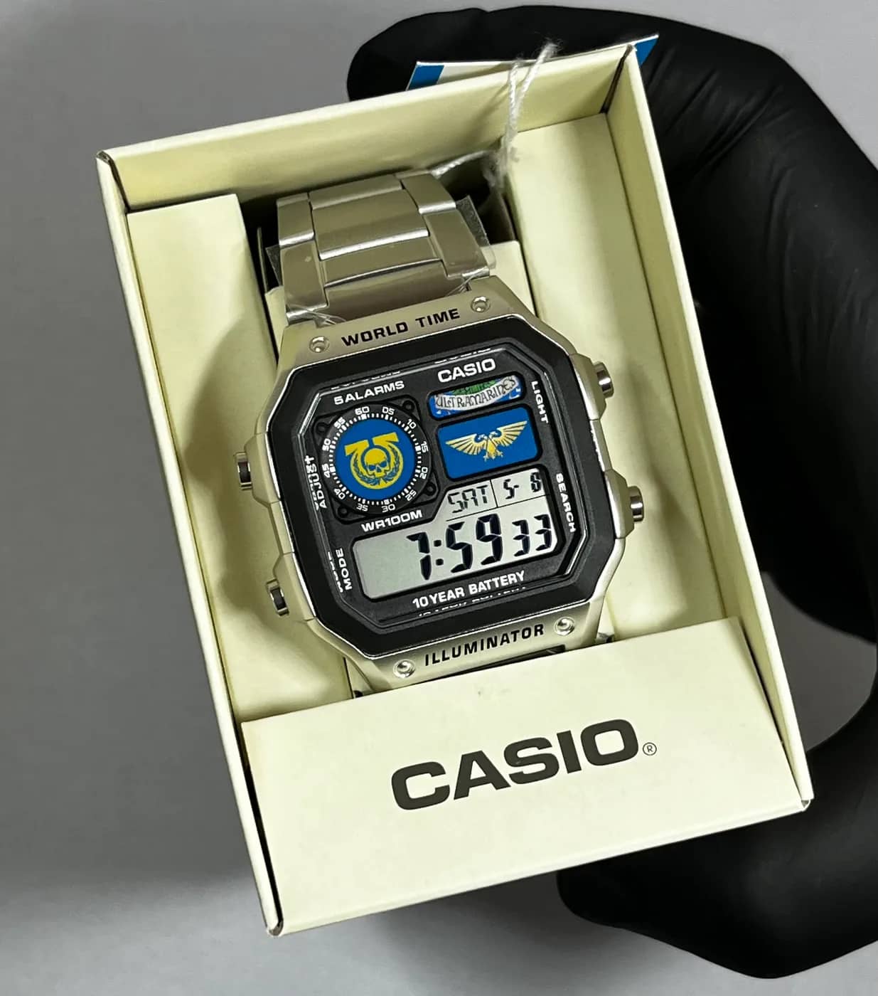 Casio AE1200WHD · Ultramarines · Special edition