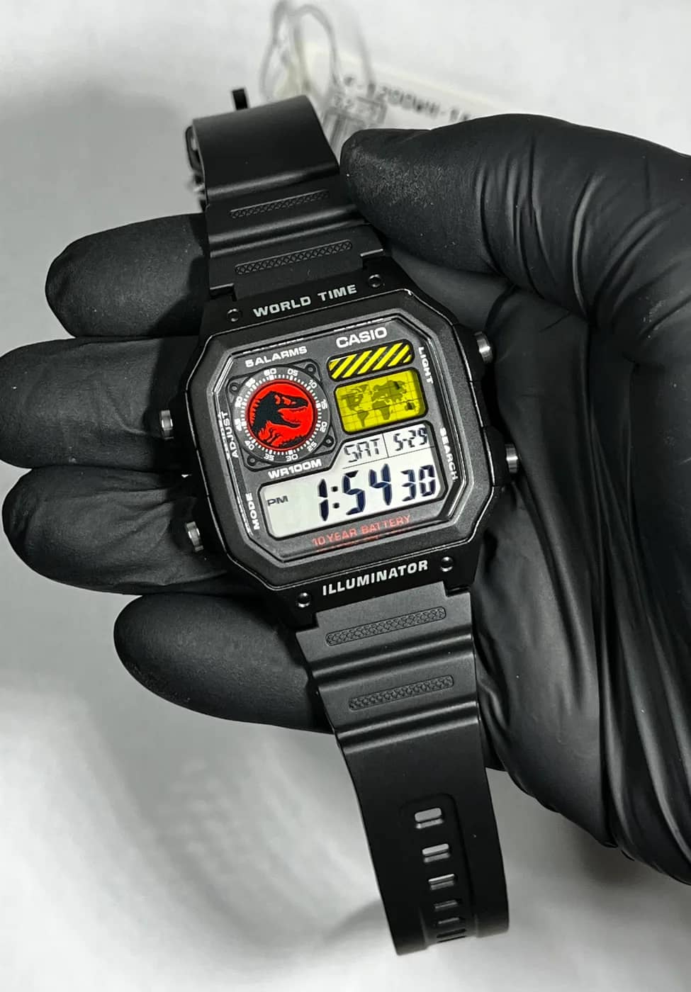 Casio AE1200WH · Jurassic Park Personalizado · Special edition