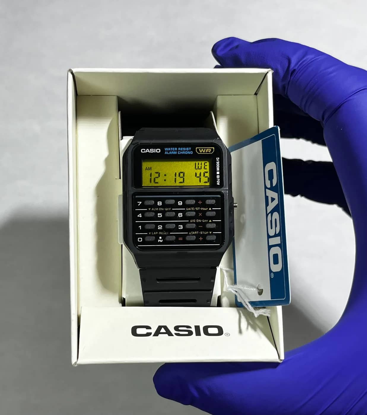 Casio CA53W · Amarillo · Color filter