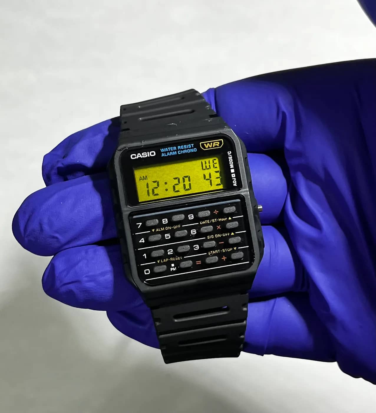 Casio CA53W · Amarillo · Color filter