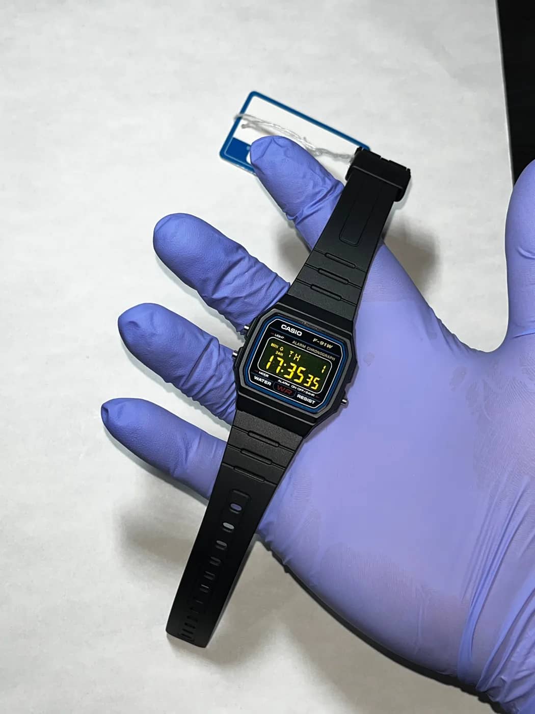 Casio F91W · Yellow Blackout · Color blackout