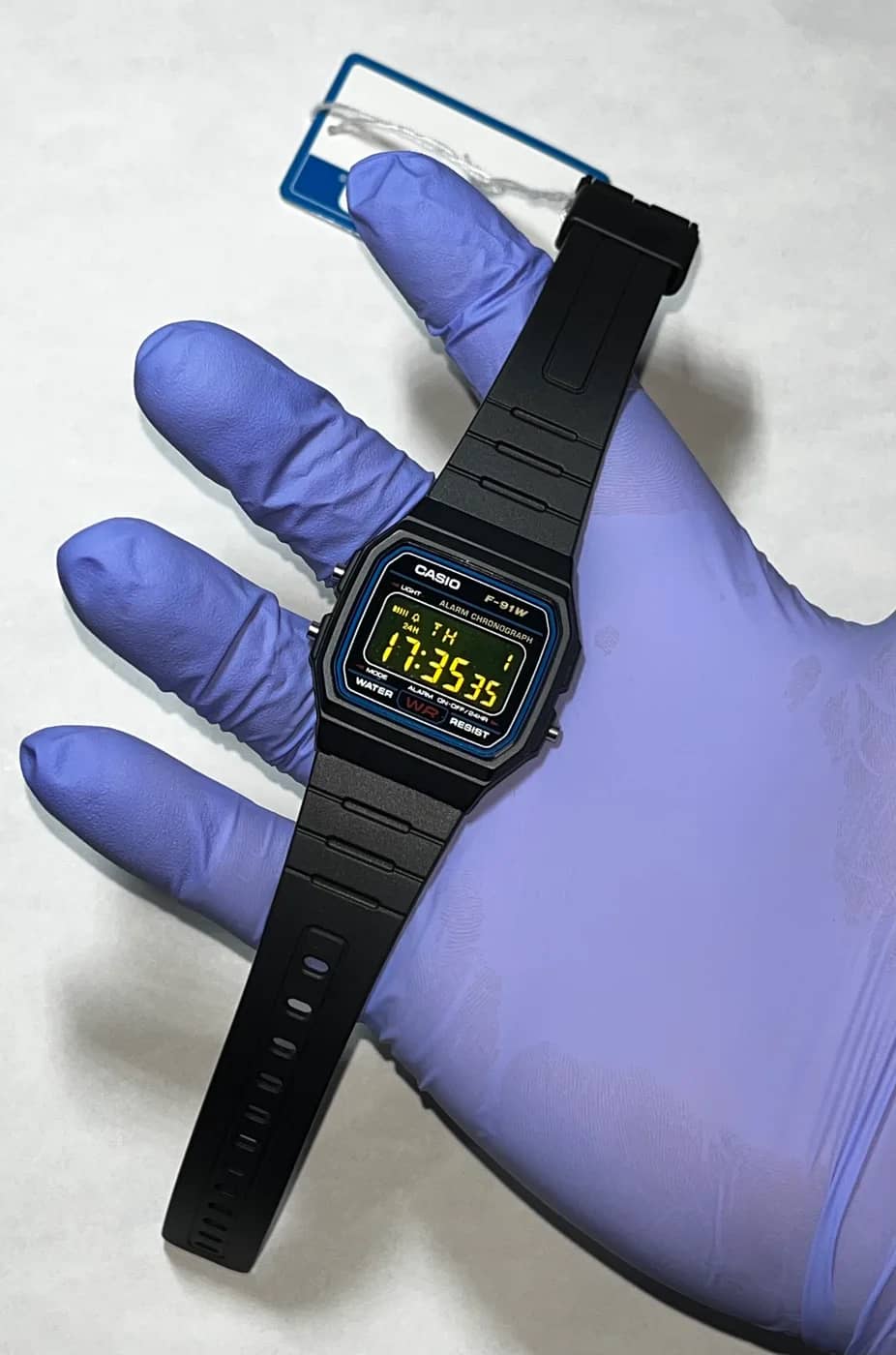 Casio F91W · Yellow Blackout · Color blackout