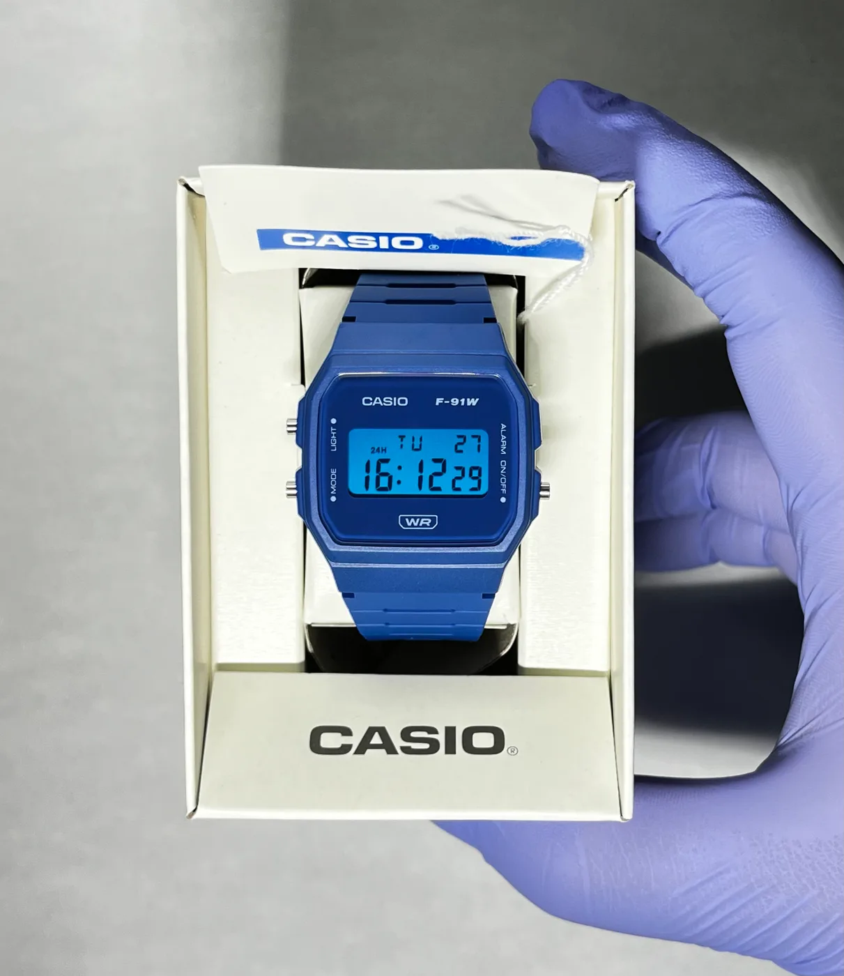 Casio F91WB Azul · Azul · Color filter