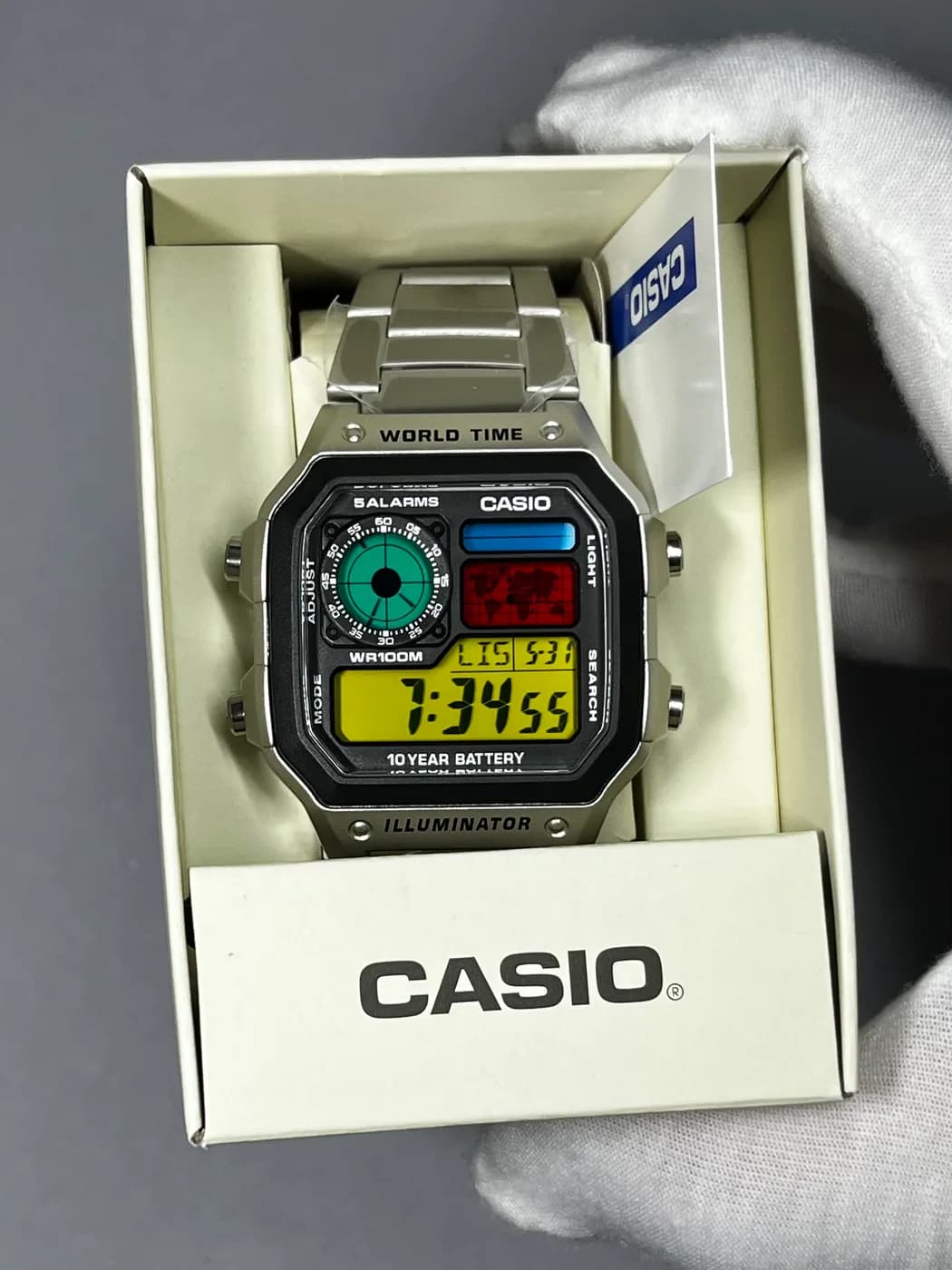 Casio AE1200 · 4 Colores con Filtros · Gradient