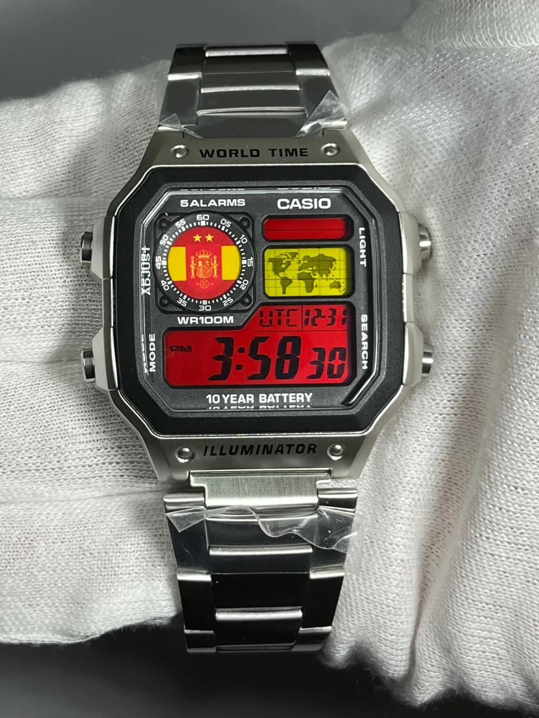 Casio AE1200 · España Mundial 2026 · Special edition