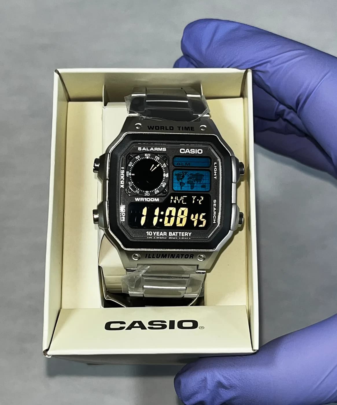 Casio AE1200 · Medio Blackout · Blackout