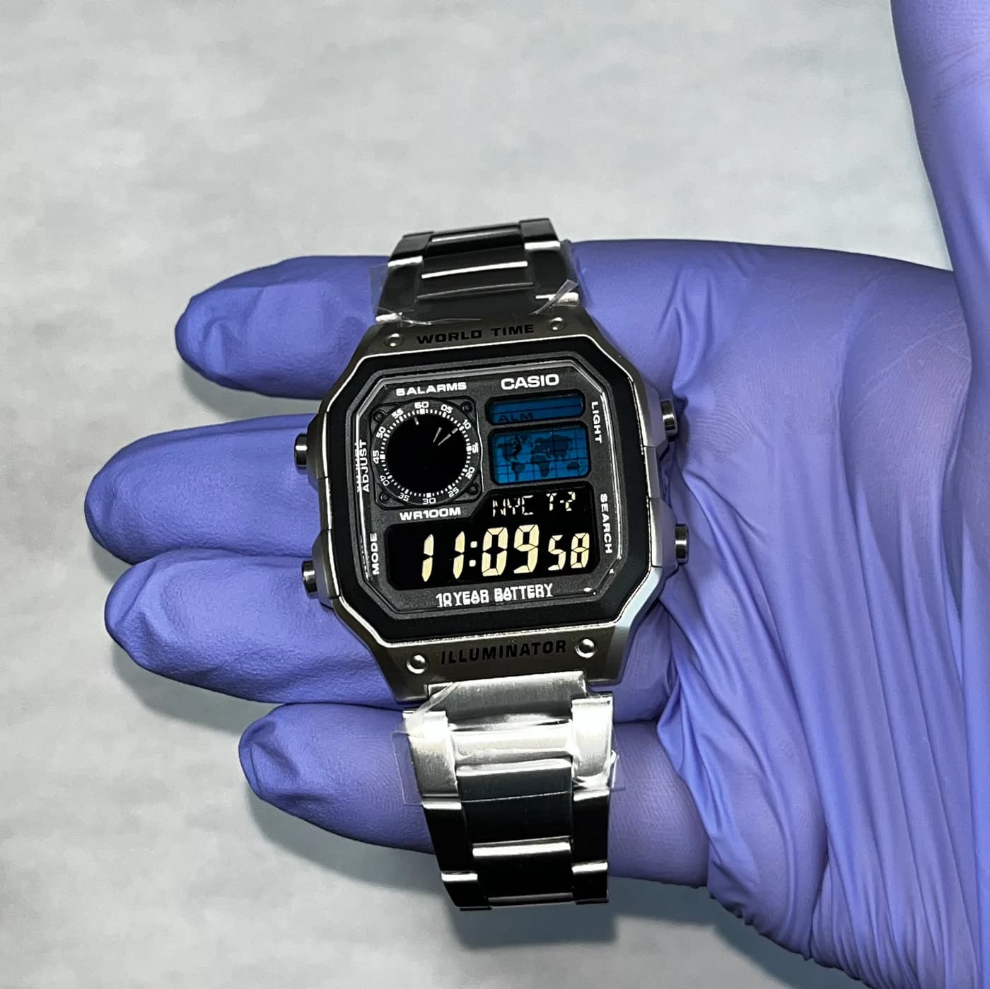 Casio AE1200 · Medio Blackout · Blackout