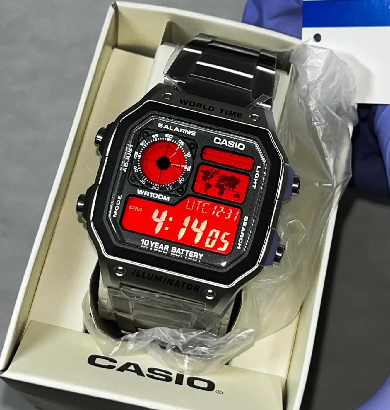 Casio AE1200 · Redout · Color blackout