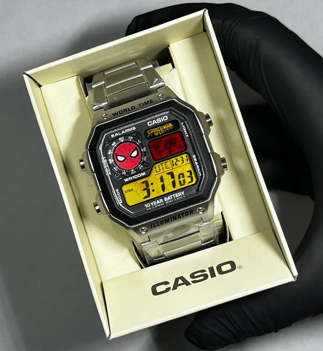 Casio AE1200 · Spiderman · Special edition