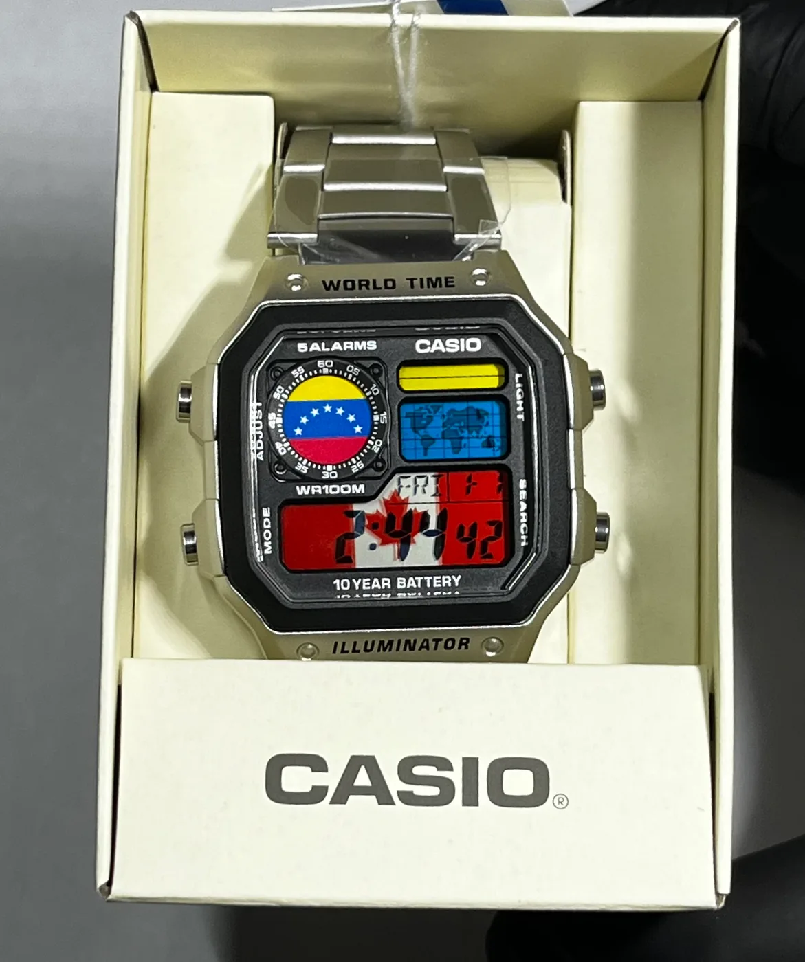 Casio AE1200 · Venezuela / Canadá · Edición especial