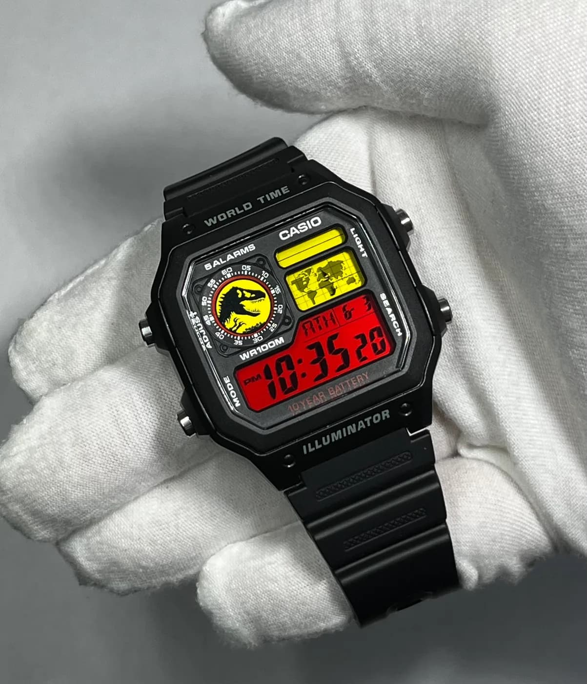 Casio AE1200WH · Jurassic Park · Edición especial