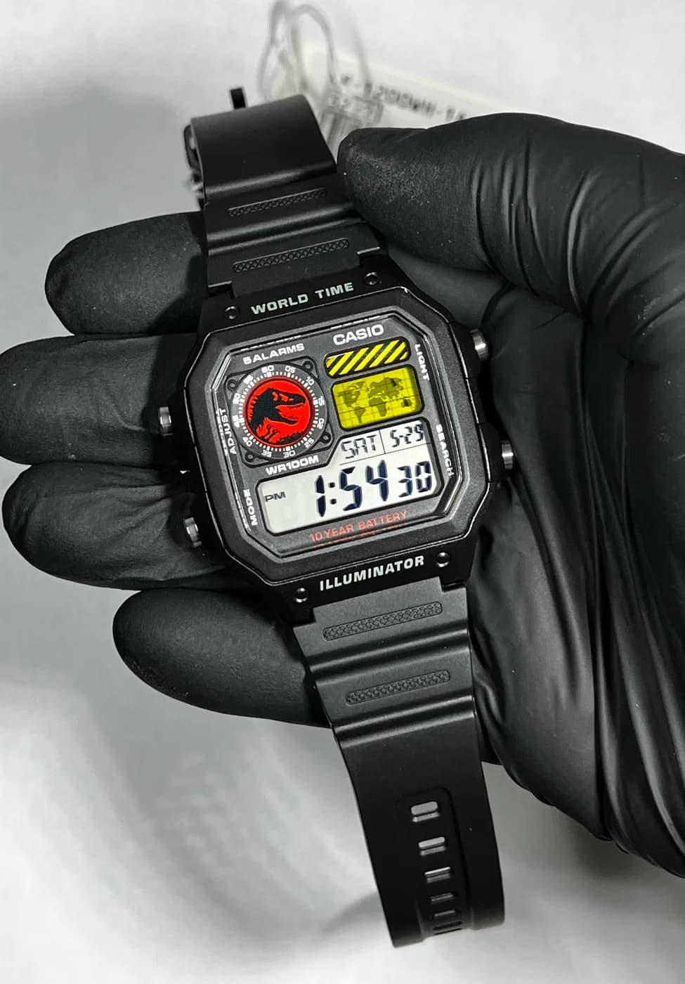 Casio AE1200WH · Jurassic Park Personalizado · Edición especial