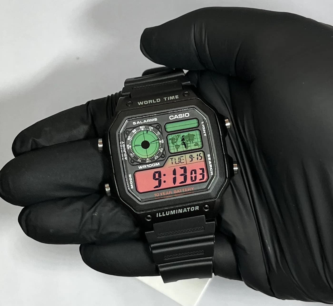 Casio AE1200WH · Watermelon · Degradado