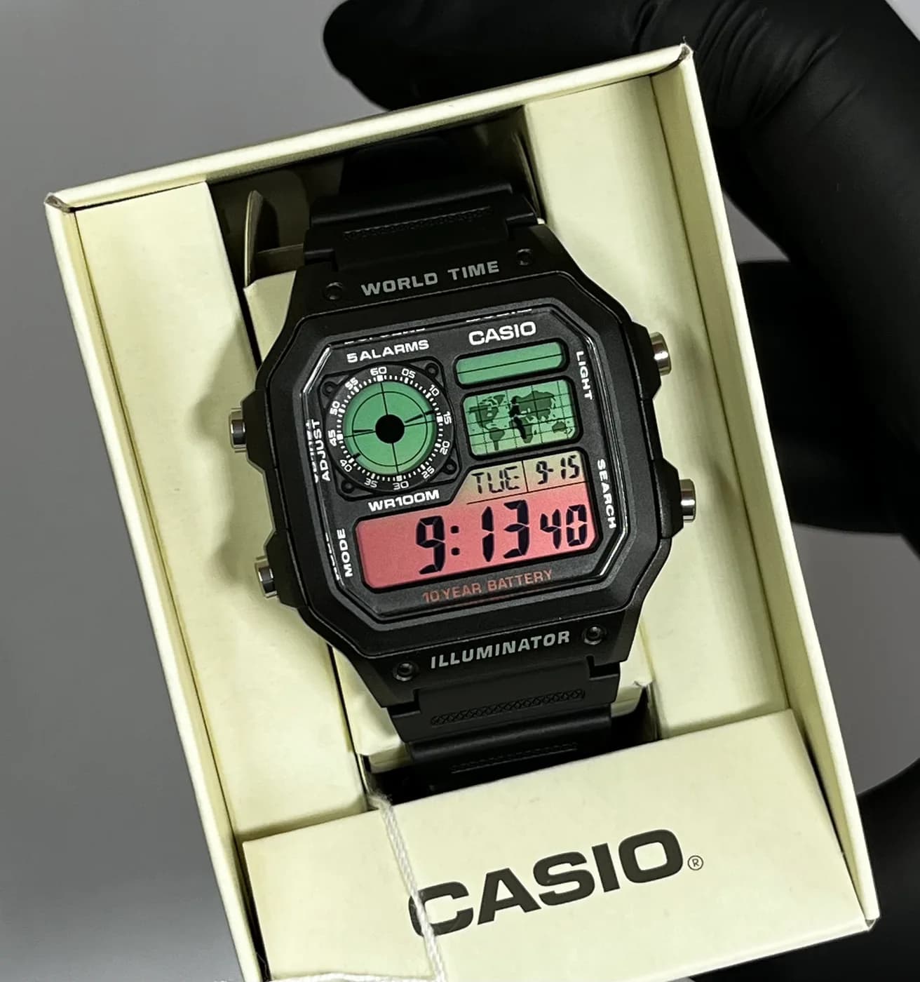 Casio AE1200WH · Watermelon · Degradado
