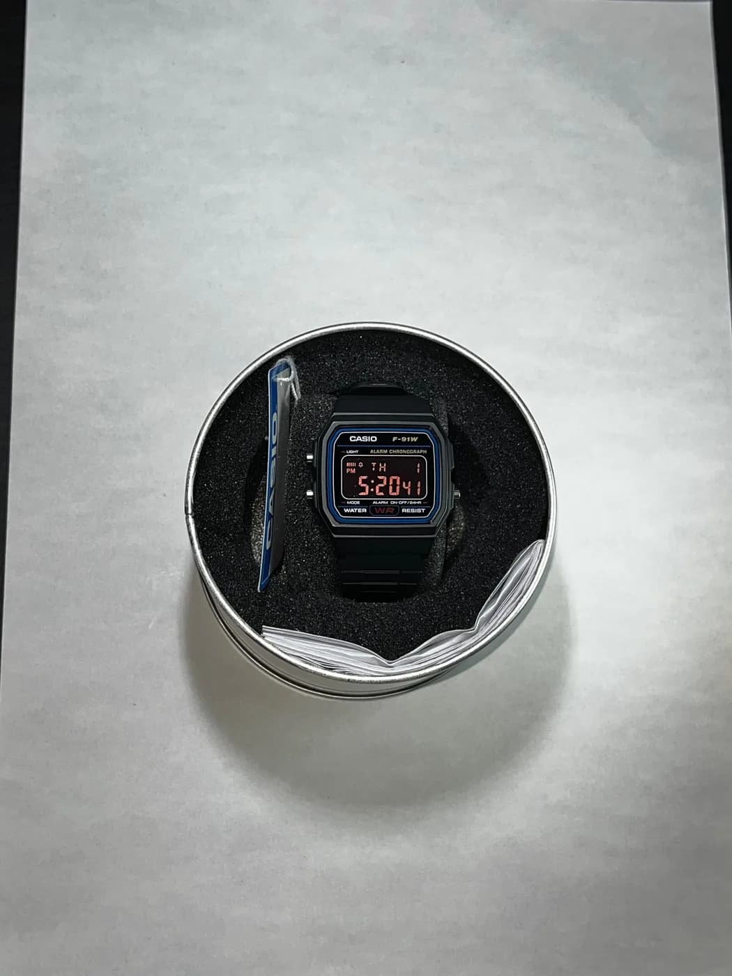 Casio F91W · Pink Blackout · Color blackout