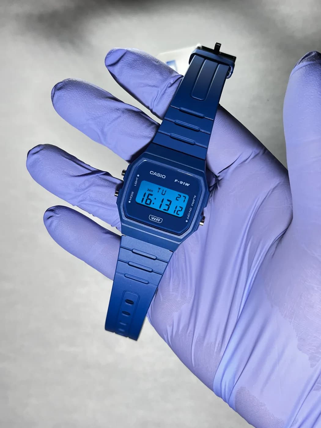 Casio F91WB Azul · Azul · Filtro de color