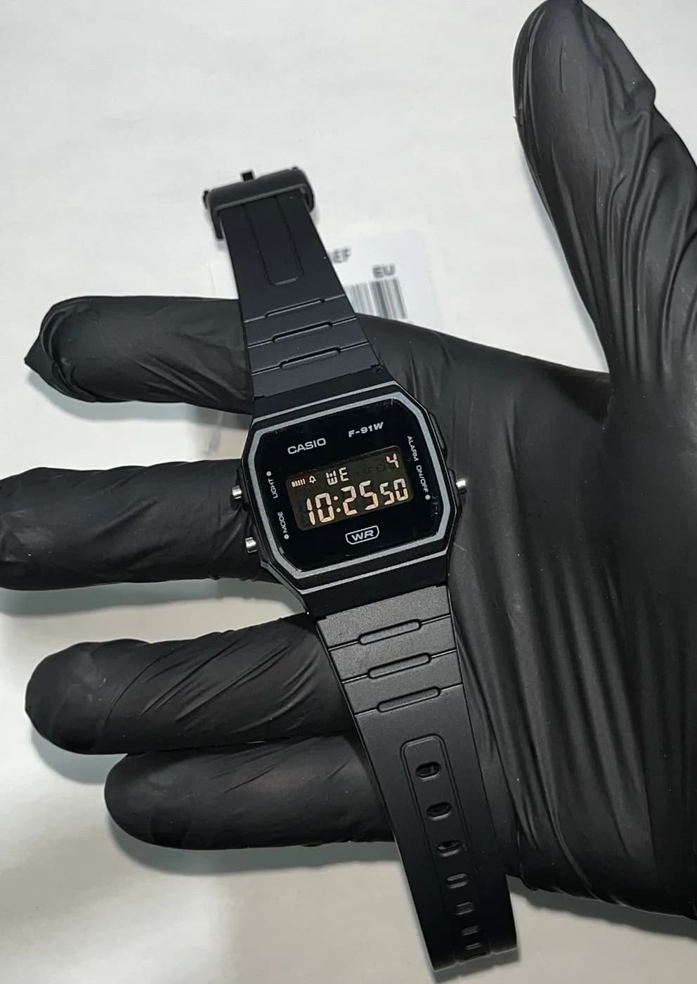 Casio F91WB Negro · Blackout · Blackout