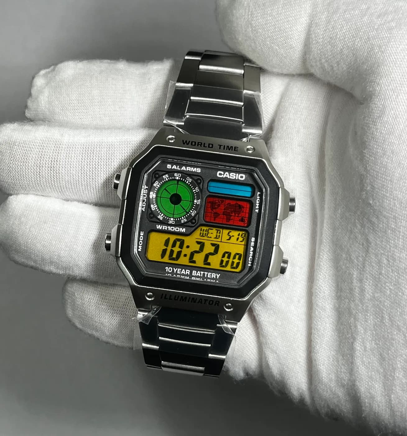 Casio AE1200 · 4 Colores con Impresión · Gradient