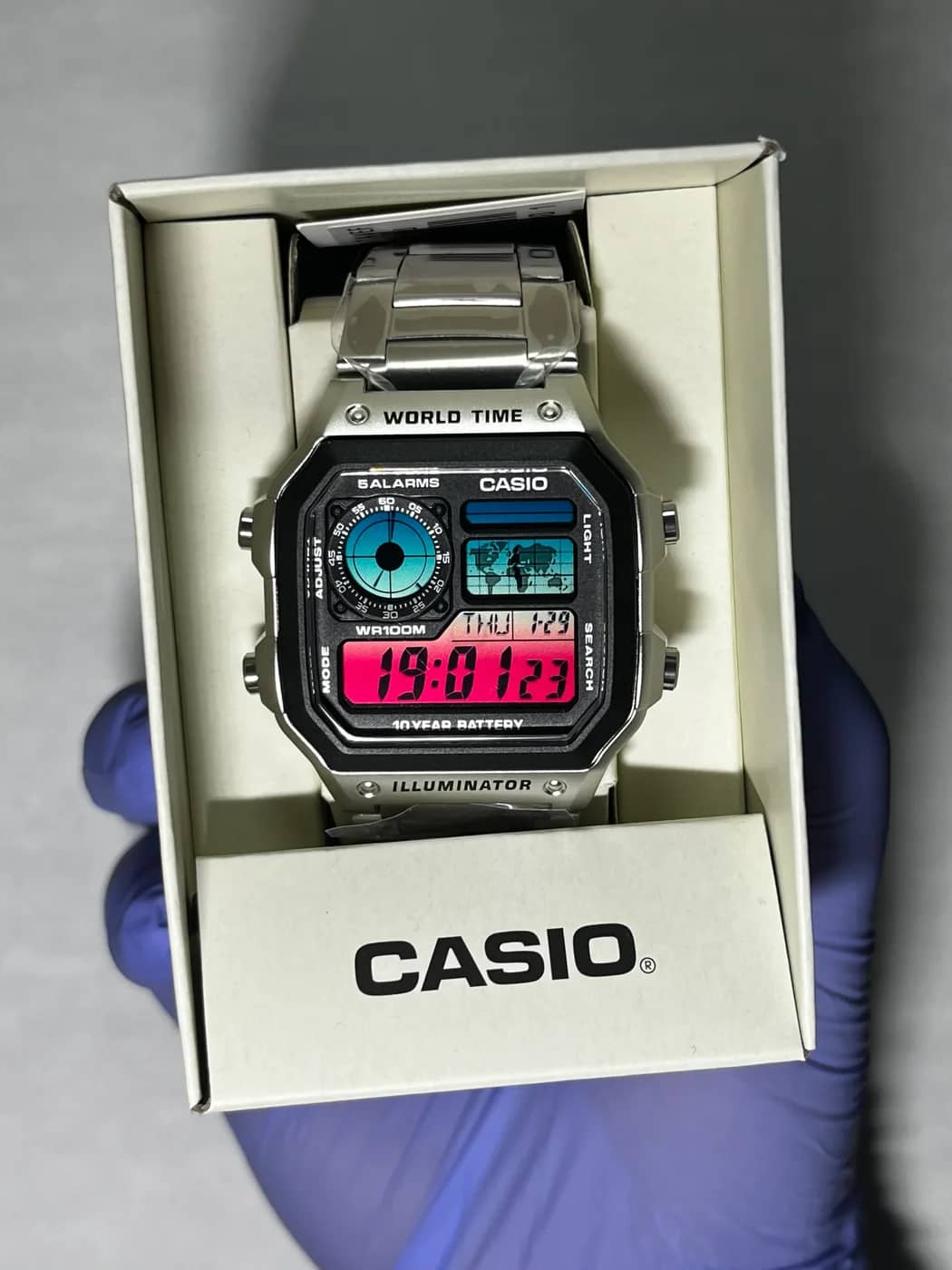 Casio AE1200 · Degradado Frances · Degradado