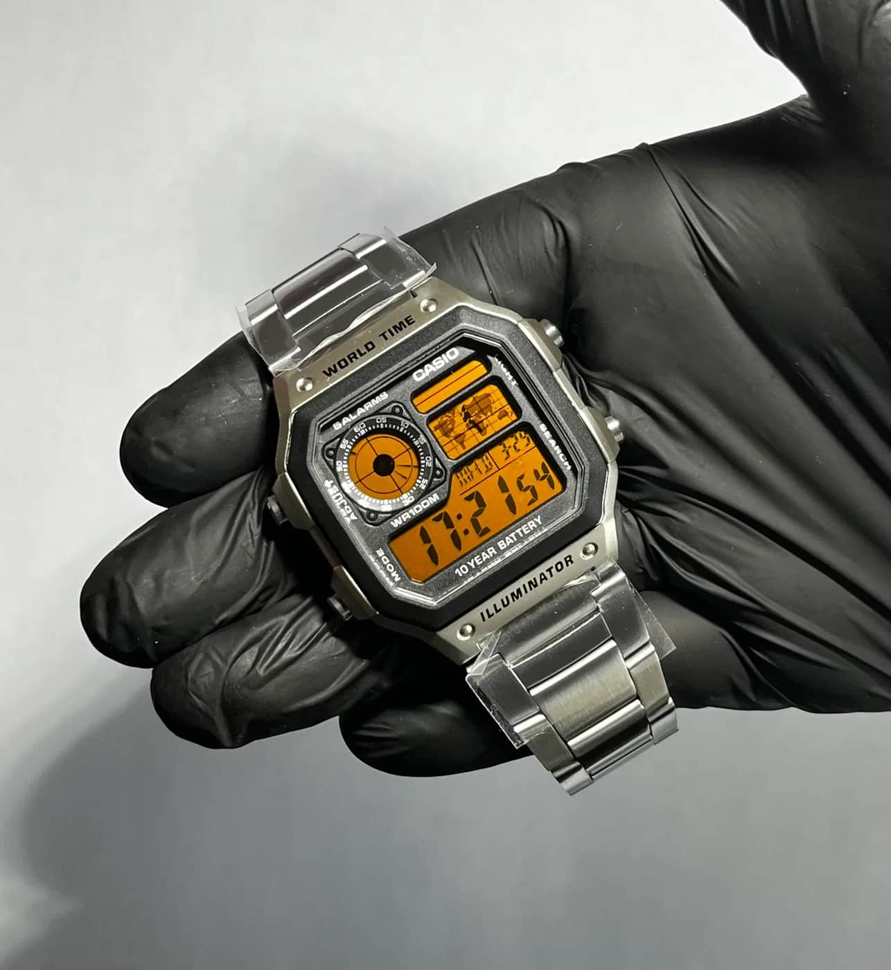 Casio AE1200 · Naranja Fuerte · Color filter