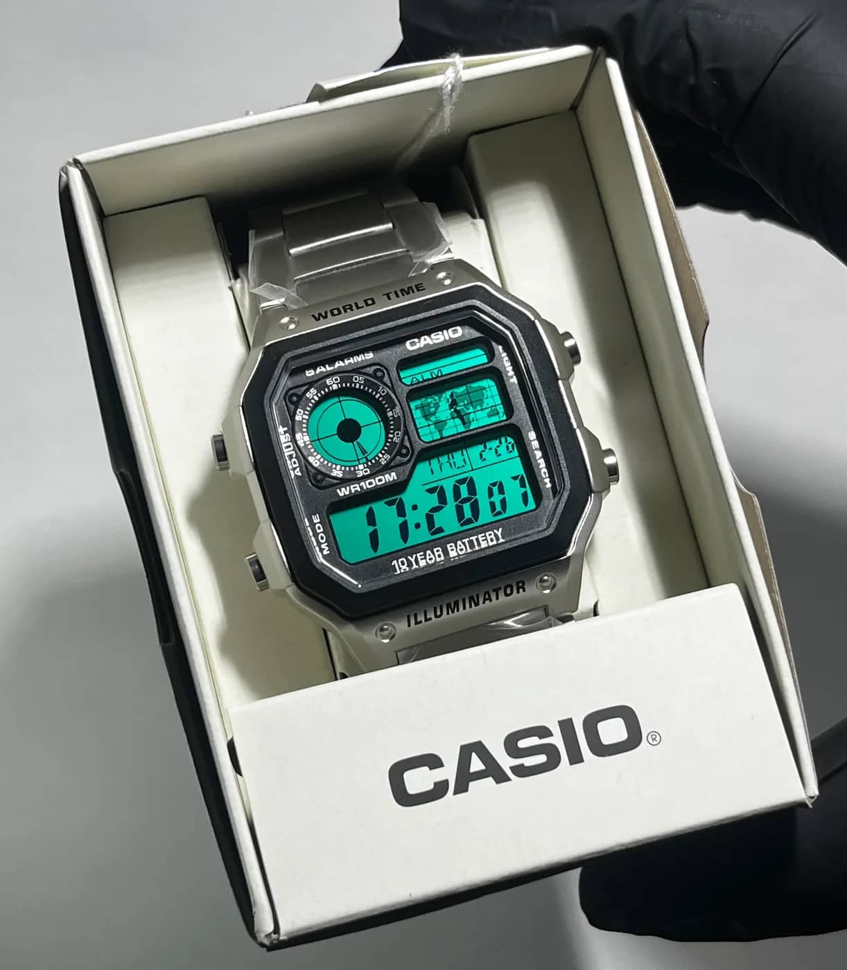 Casio AE1200WHD · Verde · Color filter