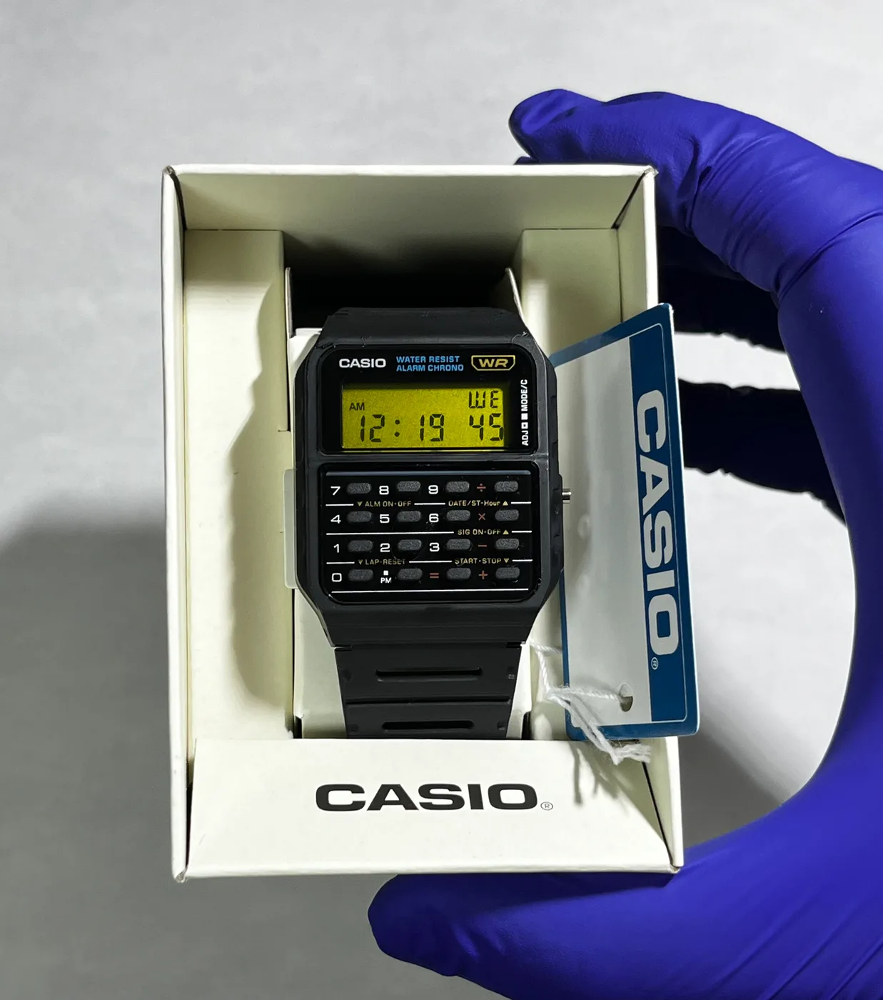 Casio CA53W · Amarillo · Color filter