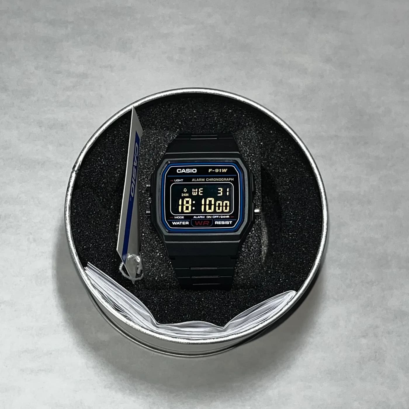 Casio F91W · Blackout · Blackout