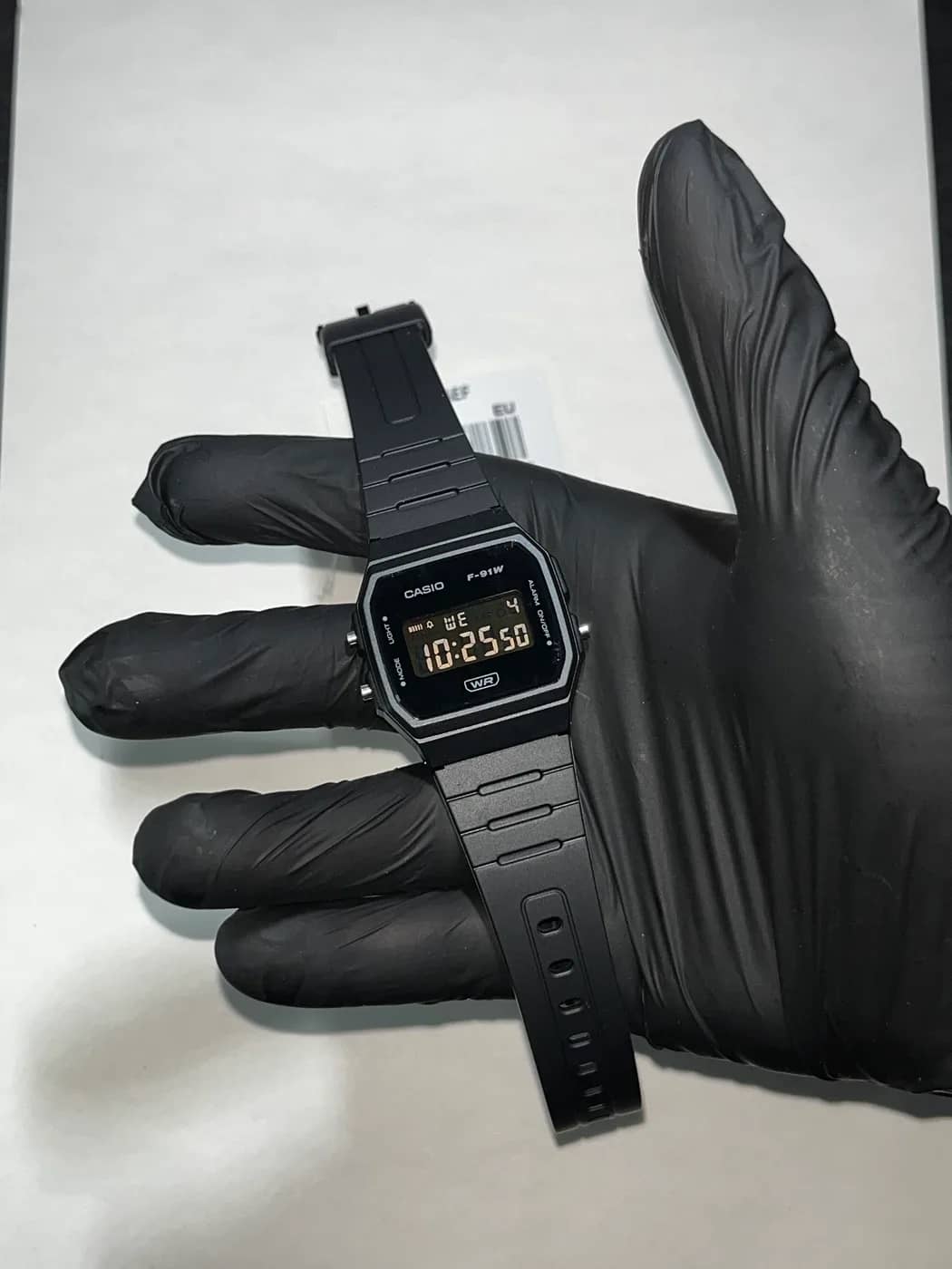 Casio F91WB Negro · Blackout · Blackout