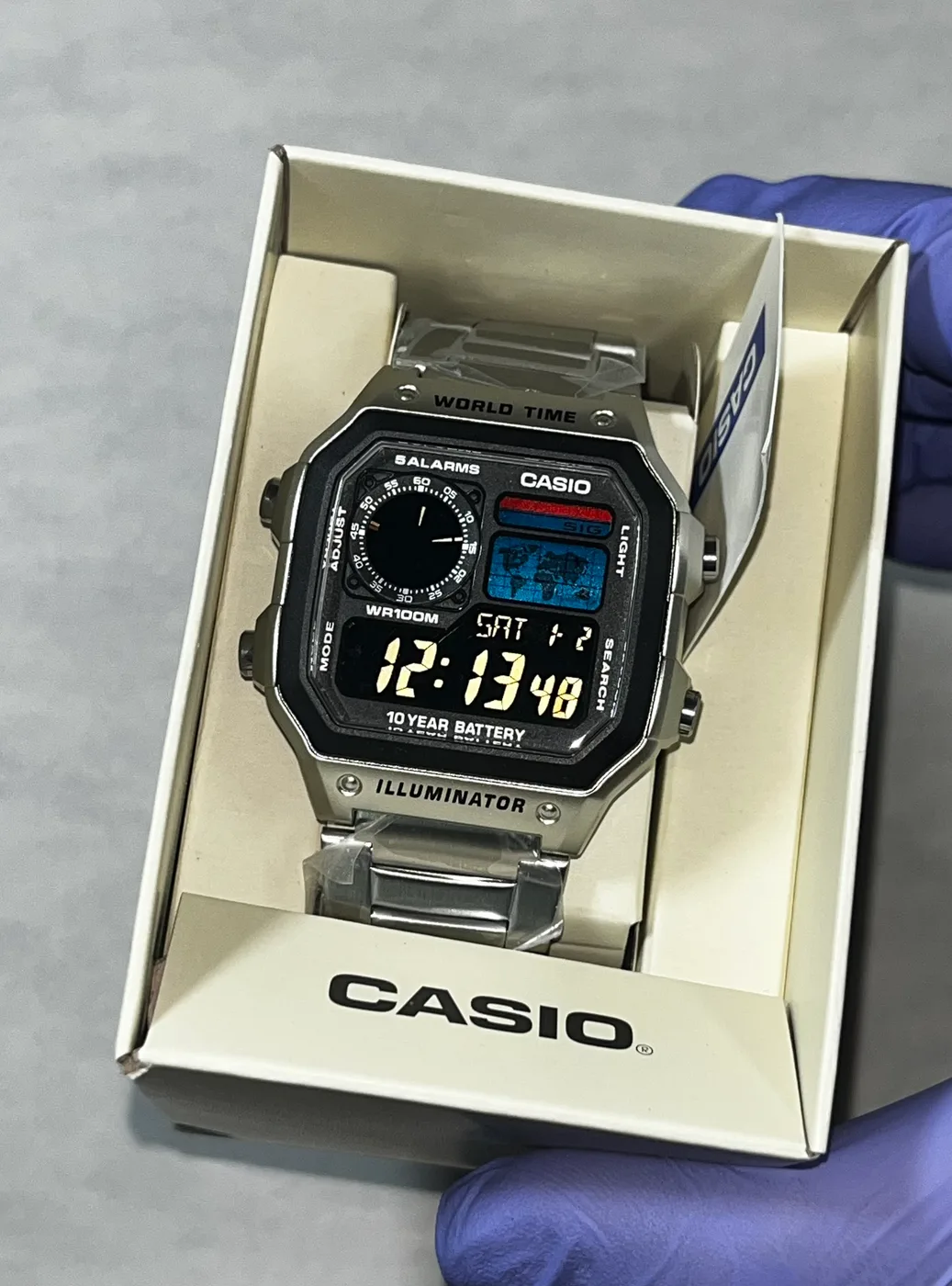 Casio AE1200WHD · Medio Blackout V2 · Blackout